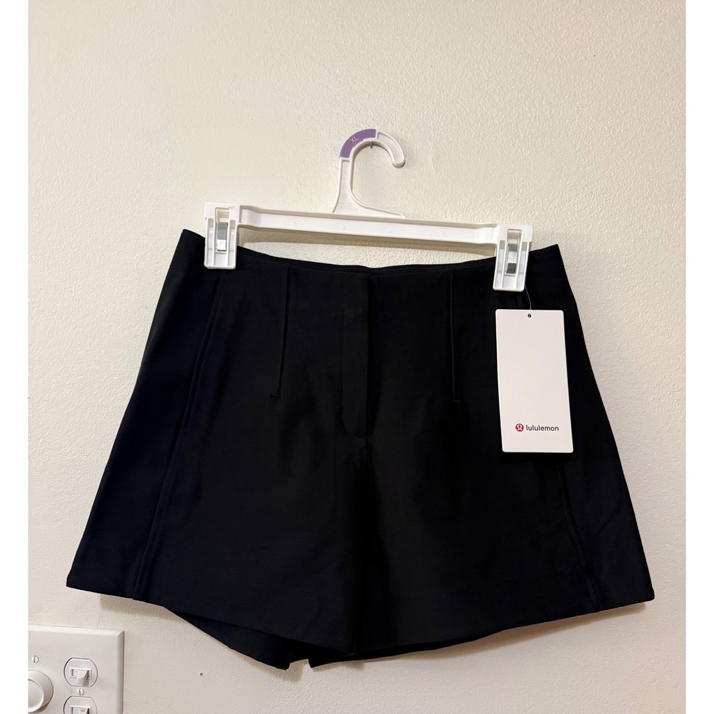 Lululemon Utilitech Relaxed Fit HR Short 5' Black Size 4 NWT